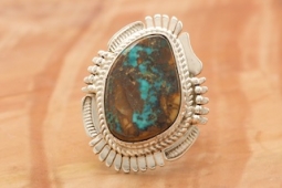 Genuine Royston Turquoise Native American Ring